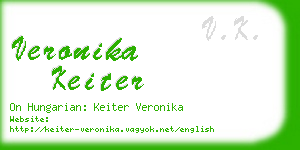 veronika keiter business card